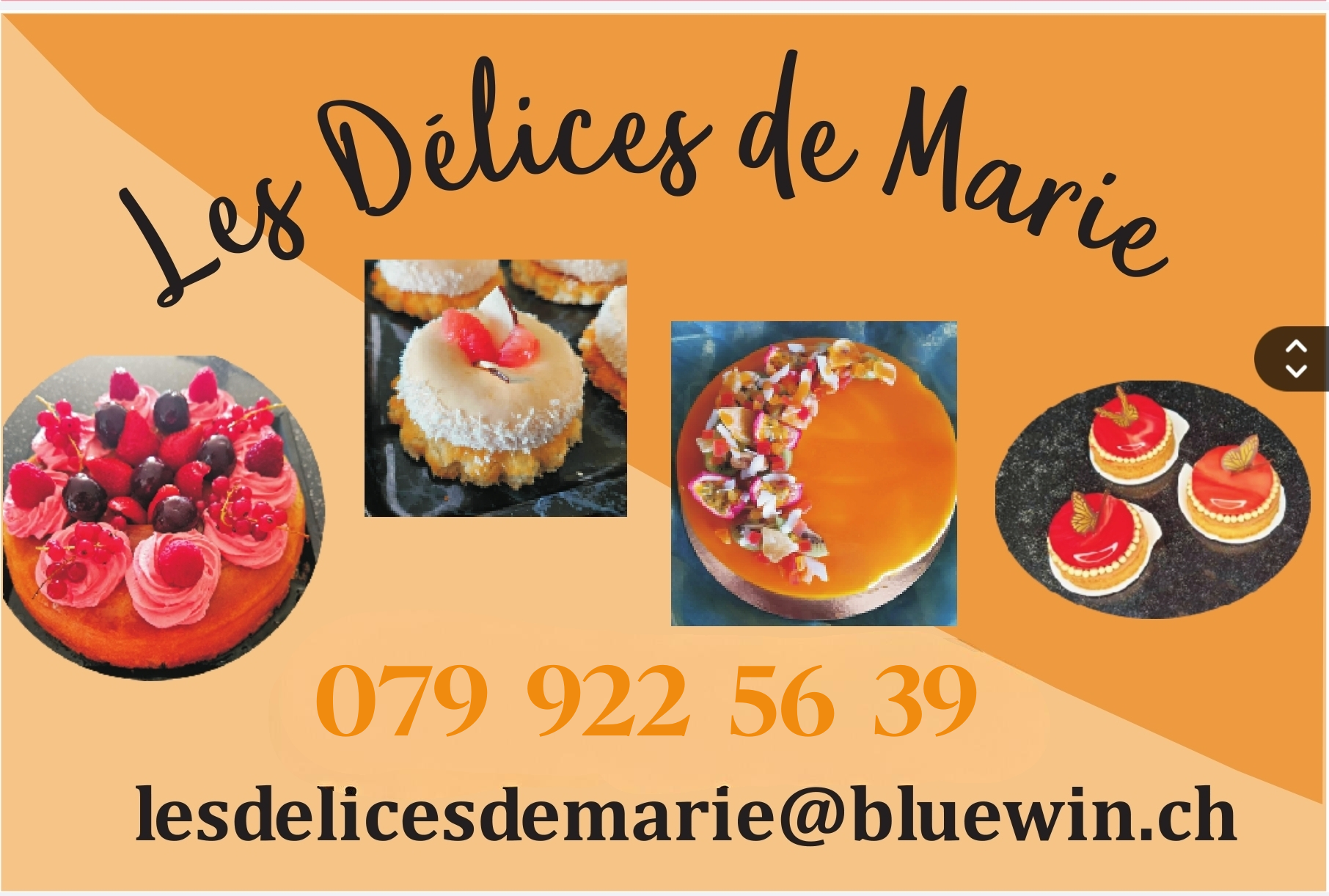 Création pâtissière de Marie